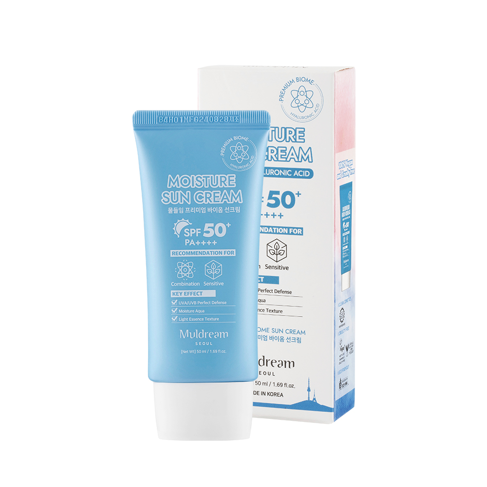 Muldream - Moisture Sun Cream Biome & Hyaluronic acid-50ml 1 Muldream - Moisture Sun Cream Biome & Hyaluronic acid-50ml