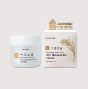 GLAMFOX Glowing & Moisturizing Rice Niacinamide Cream - 80gr