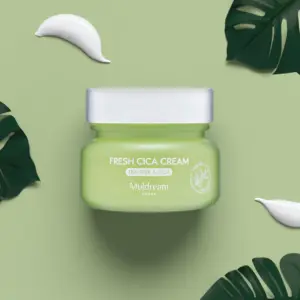 MULDREAM Vegan Green Mild Fresh Cica Facial Cream – 60ML
