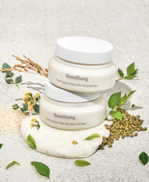 DUMIDANG  Rice Mung Bean Glass Skin Wash Off Mask - 140gr